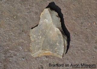 flint arrowhead, near Monkton, Broughton Gifford