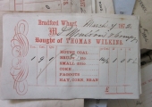 bill from Thomas Wilkins, Kennet & Avon CanalWharf, Bradford on Avon  1872