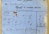 billhead: James Hunt, Holt Brewery