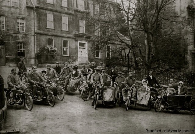 motorcycle club, Church Street c1912
