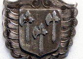 Hall's Almshouse badge