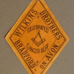 Wilkins' ginger beer label