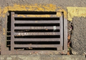 cast iron gully grating made by Henry Crisp cast iron gully grating made by Henry Crisp