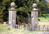 gate piers of Great Cumberwell, Avebury Manor