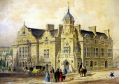 Town Hall, lithograph by William Millington
