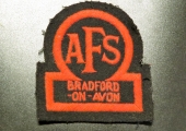 Auxiliary Fire Service badge