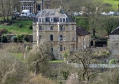Weir House, Limpley Stoke, from Winsley Hill