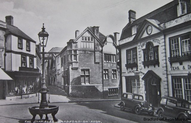 Market Street and Shambles, Bradford on Avon c1930