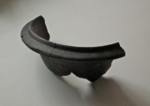 Roman black burnished bowl