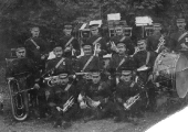 Spencer Moulton brass band, 1890s