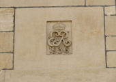 Edward VIII monogram, Post Office, Bradford on Avon