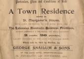 St Margaret's House sale 1903