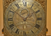 clock made by Joshua Rudd, Bradford on Avon