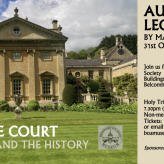 Annual Lecture 2025: Belcombe Court – the house and the history