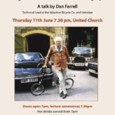 Poster for Dan Farrell's talk on Alex Moulton