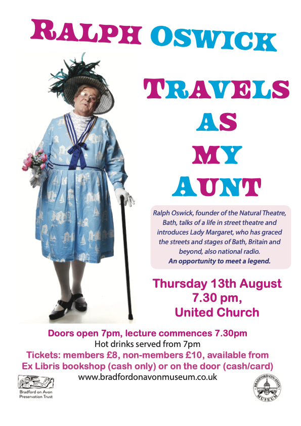 Poster for Ralph Oswick's talk: Travels as my Aunt